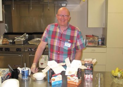 Jim Carty at Ice Cream Sundae Bar